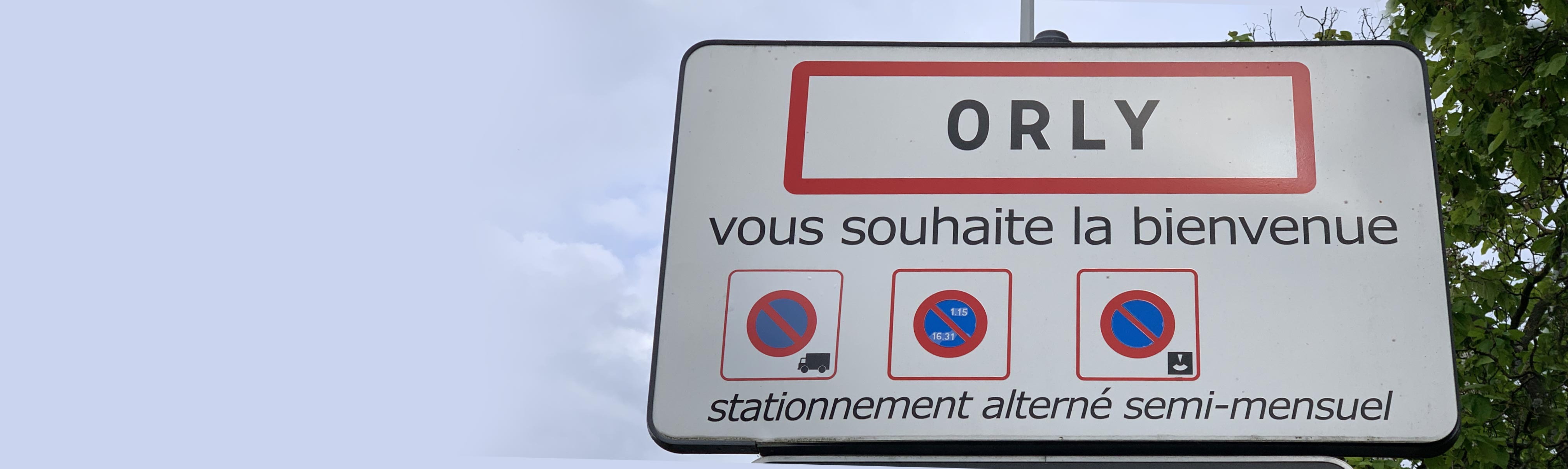 parking sign in Pairs